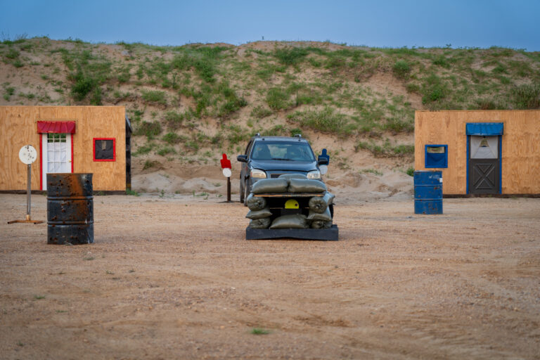 T1G Range 4 Hogan's Alley machine gun nest and wide pov