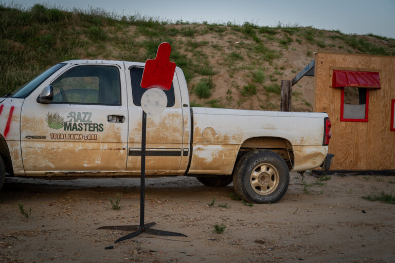 T1G Range 4 Hogan's Alley targetry steel headplate