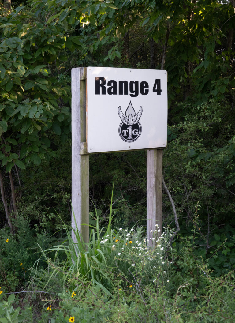 T1G Range 4 Hogan's Alley Range 4 sign