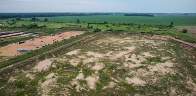 T1G East Wadi Sandpit aerial