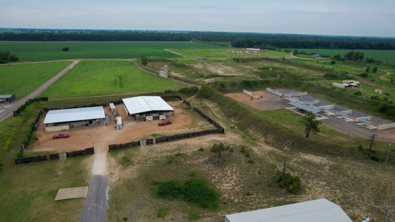 T1G Shoot House, aerial w