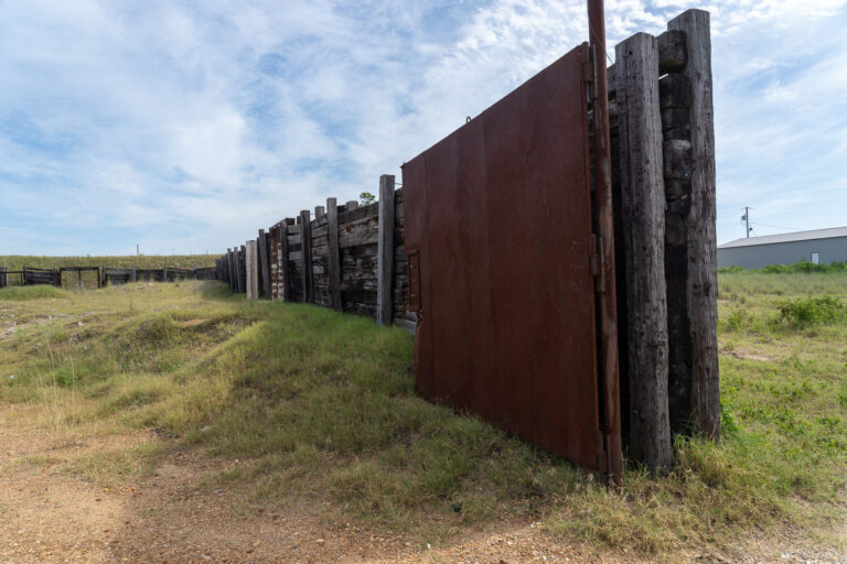 T1G Shoot House, exterior steel doors
