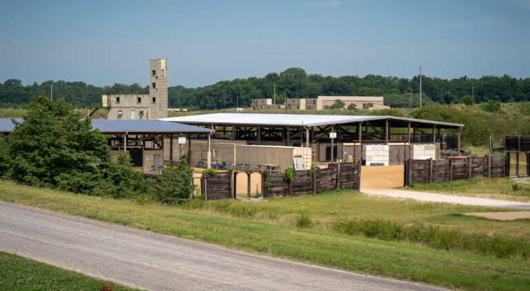T1G Shoot House, aerial