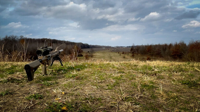 T1G 1000m Unknown Distance range shooter's berm POV