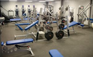 T1G Gym interior machines