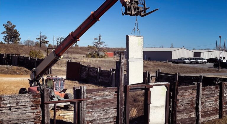 T1G Backside Support replacing breaching walls