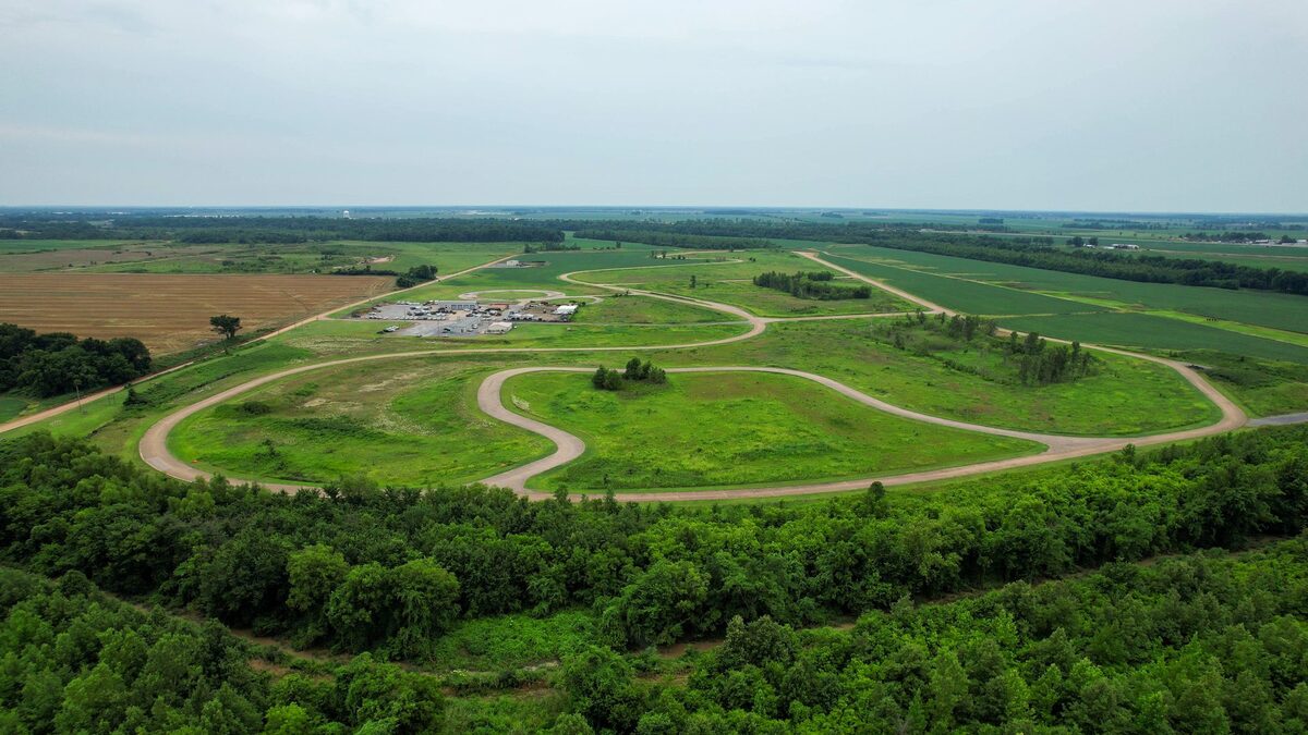 2.6-mile paved track aerial