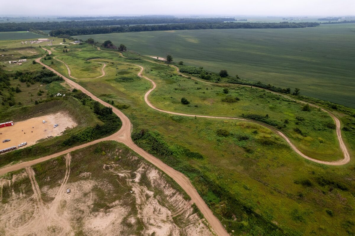 2-mile unimproved roads track