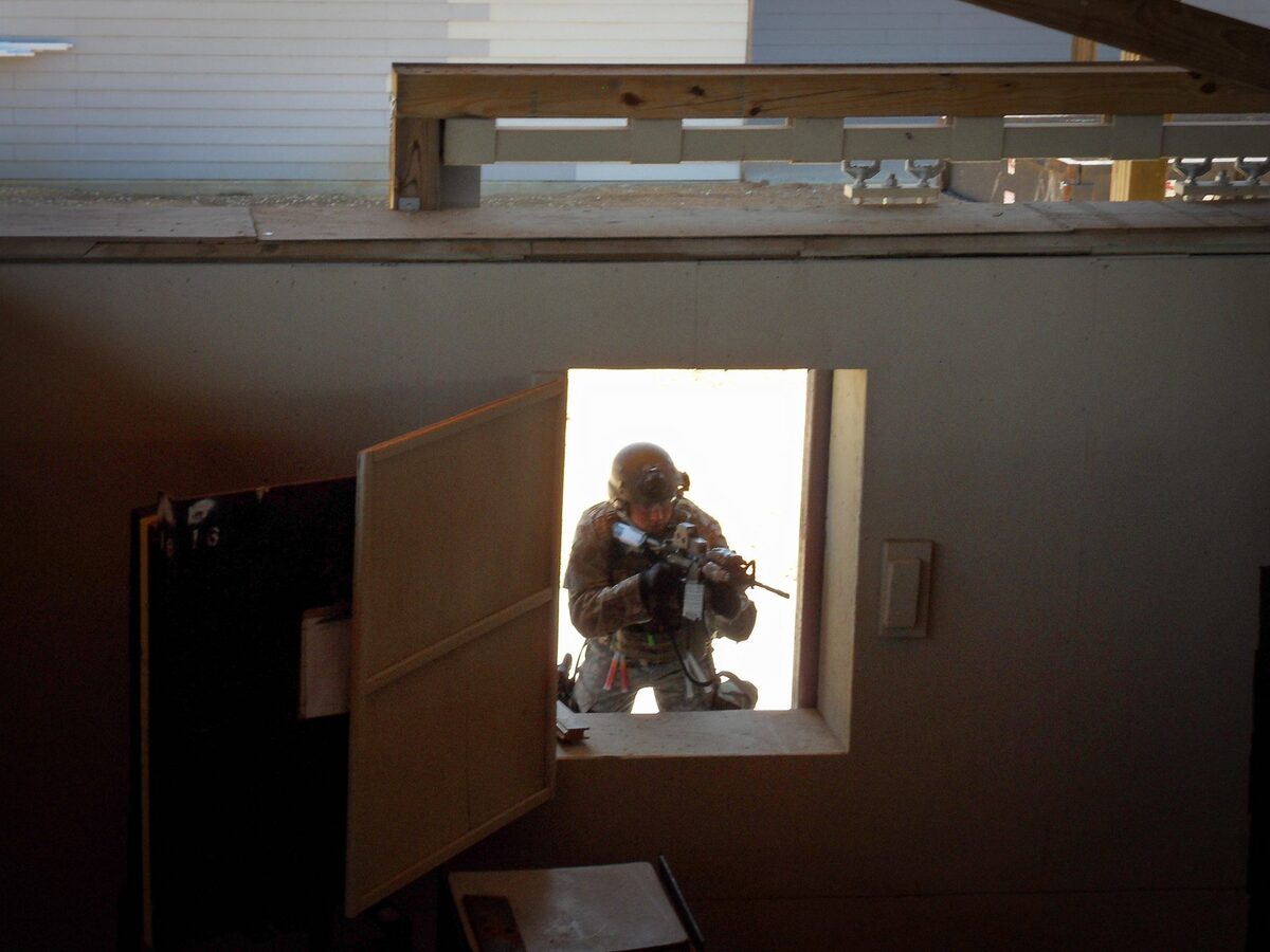 Two live-fire shoot houses